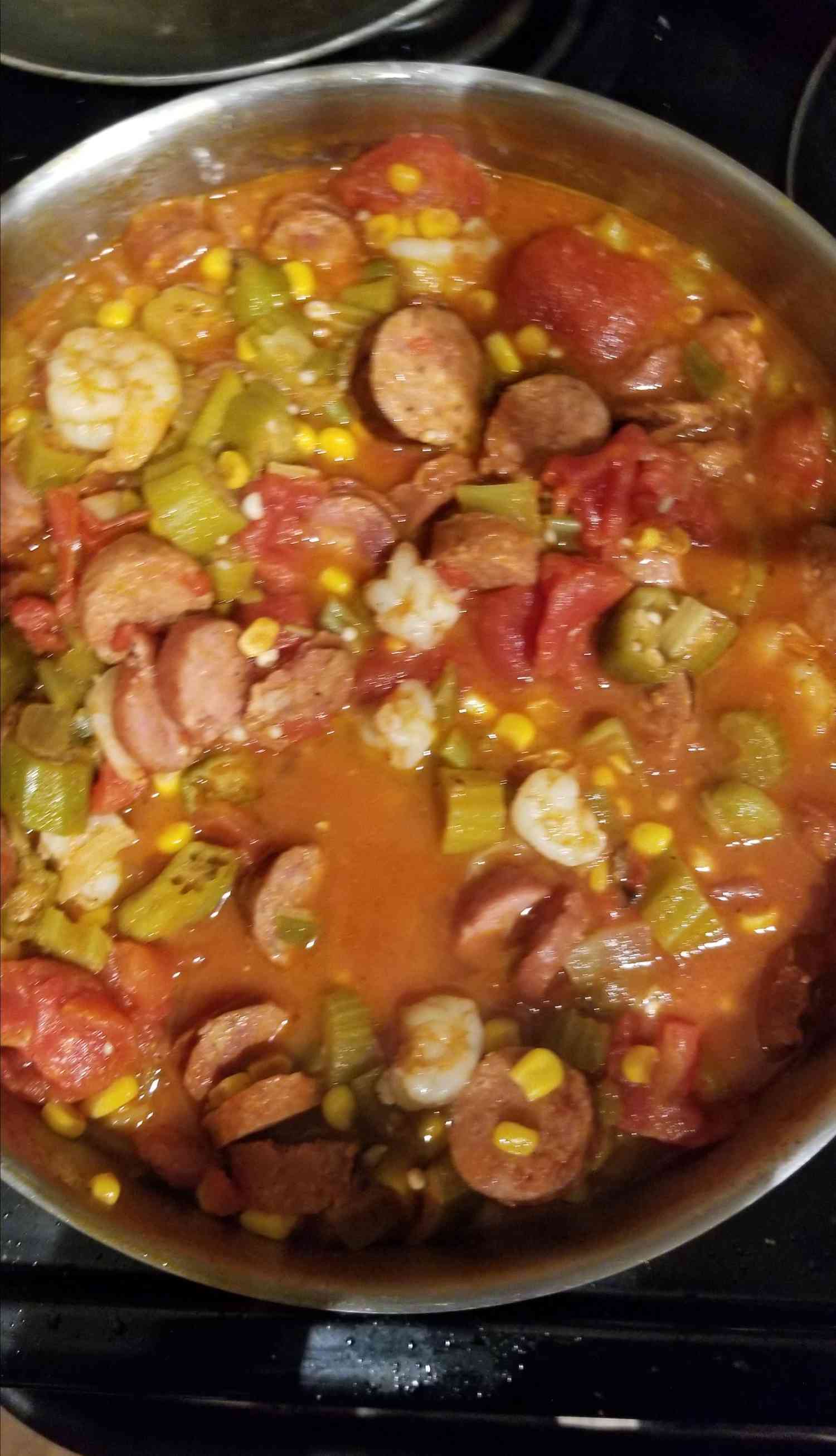 Southern Creole Okra Stew