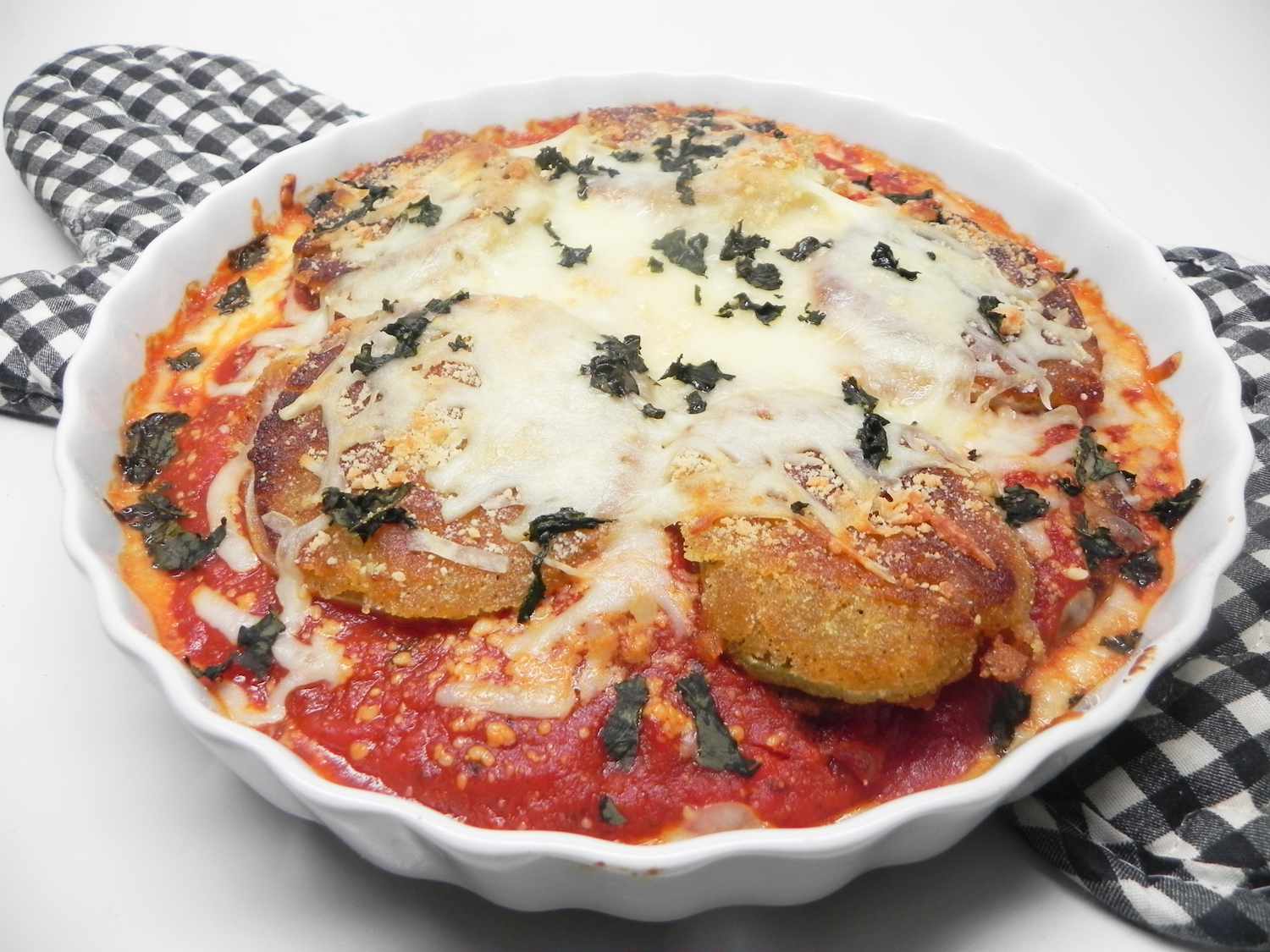 Southern Fried Green Tomato Parmesan