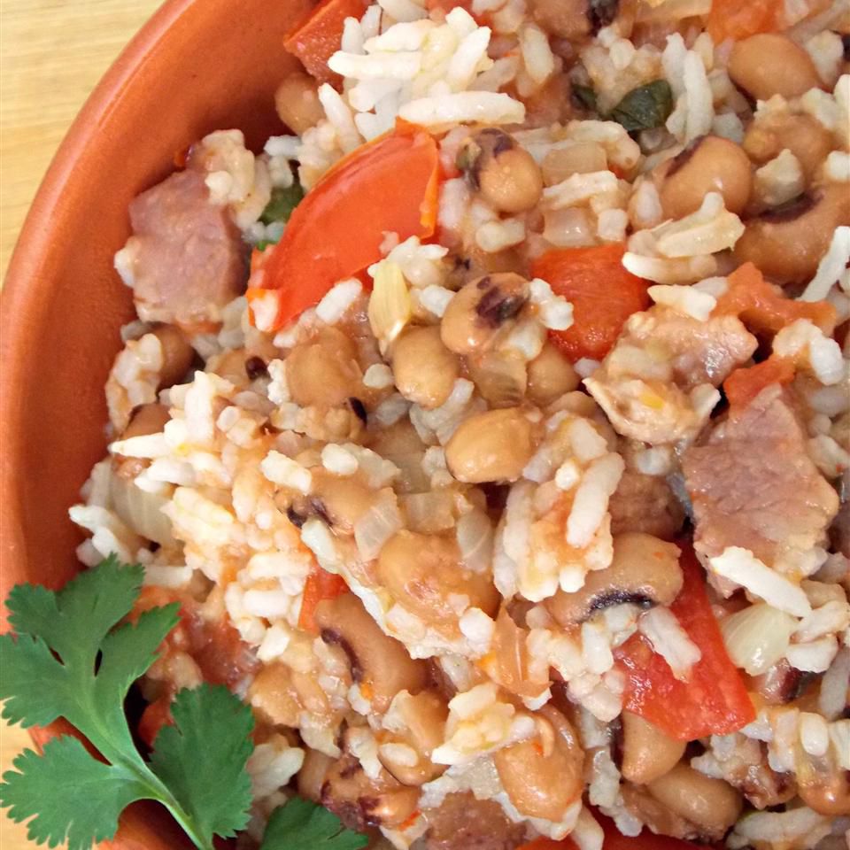 Southern-Style Hoppin' John with Bacon and Rice