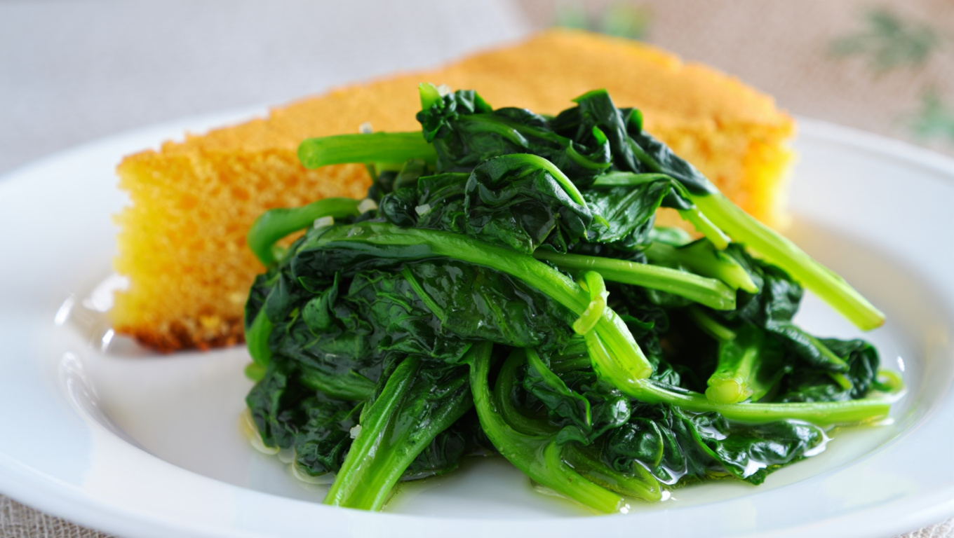 Southern Style Pan-Fried Spinach