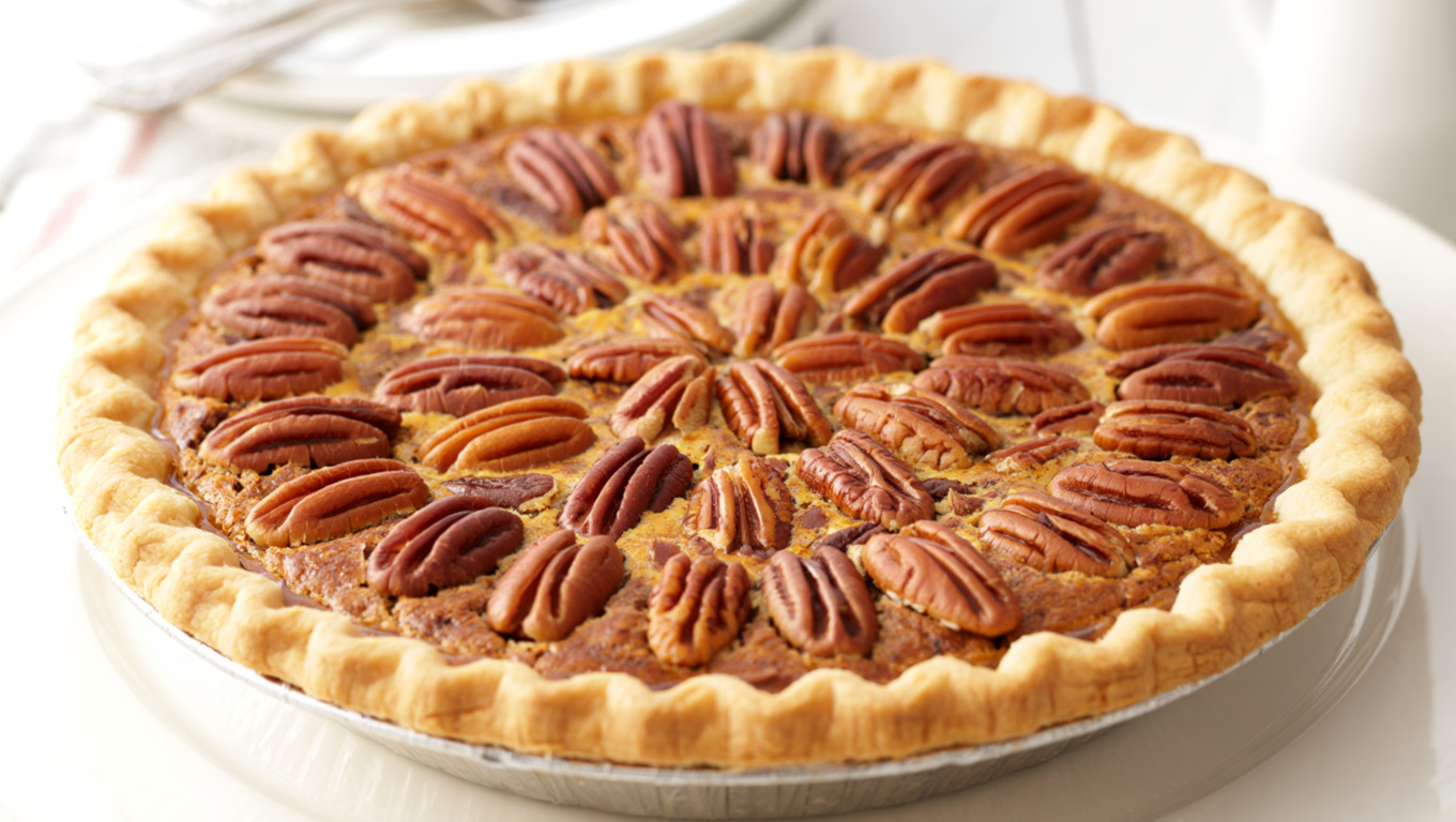 Southern-Style Pecan Pie with a Flaky Crust