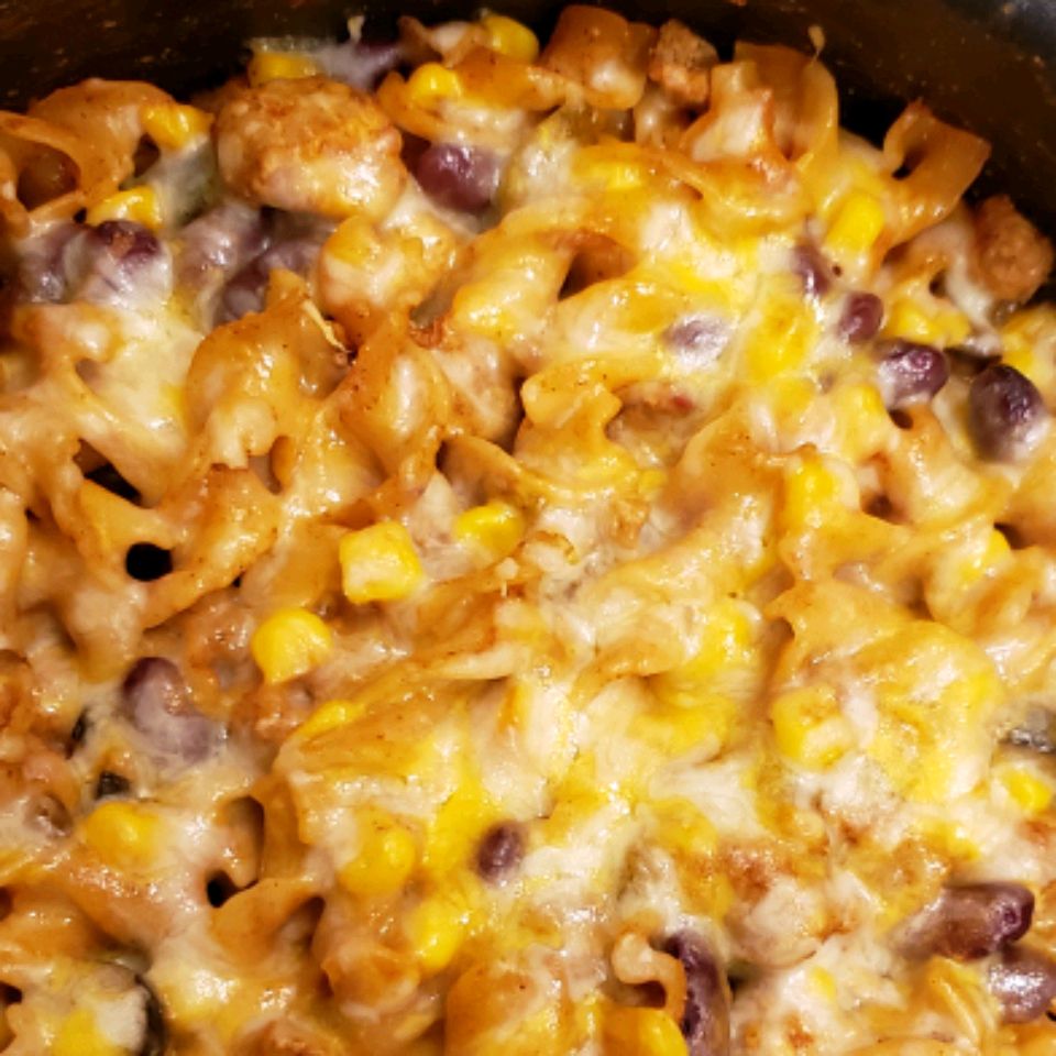 Southwest Beef and Noodle Casserole