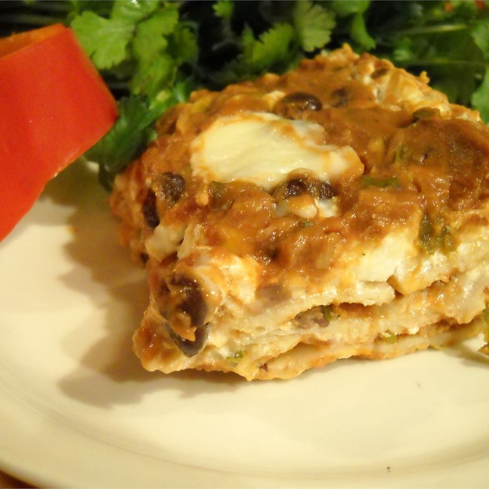 Southwest Black Bean Lasagna