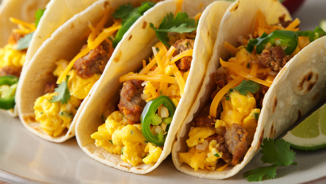 Southwest Breakfast Tacos