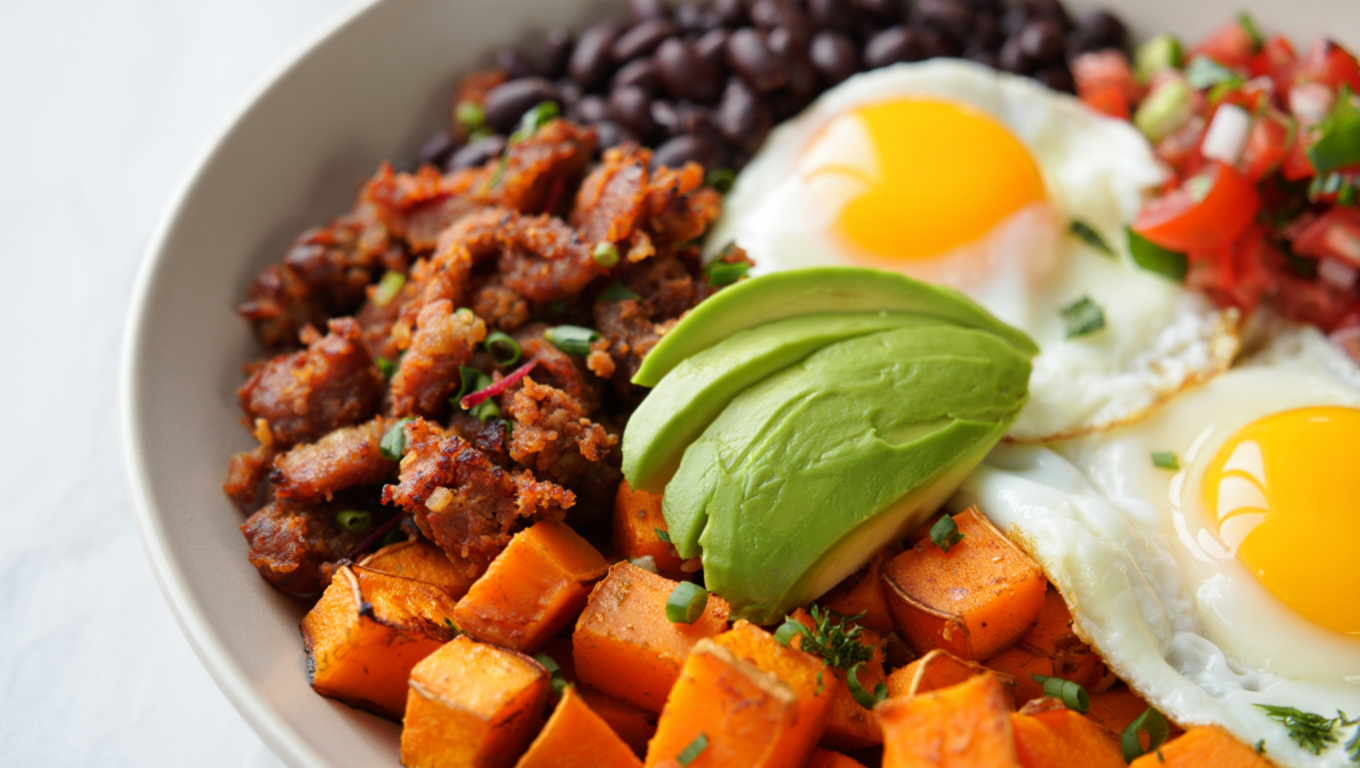 Southwest Chorizo Breakfast Bowl