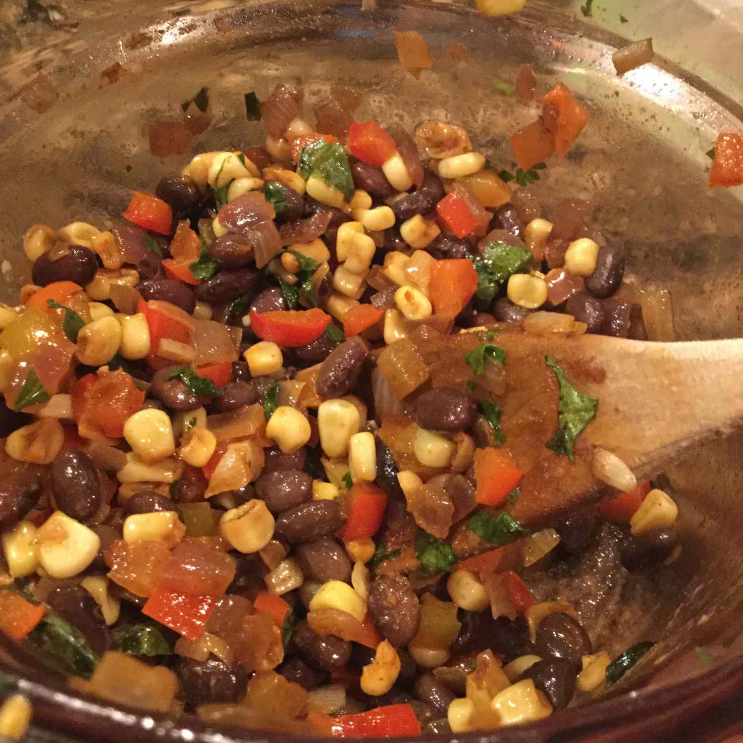 Southwest Corn and Bean Skillet
