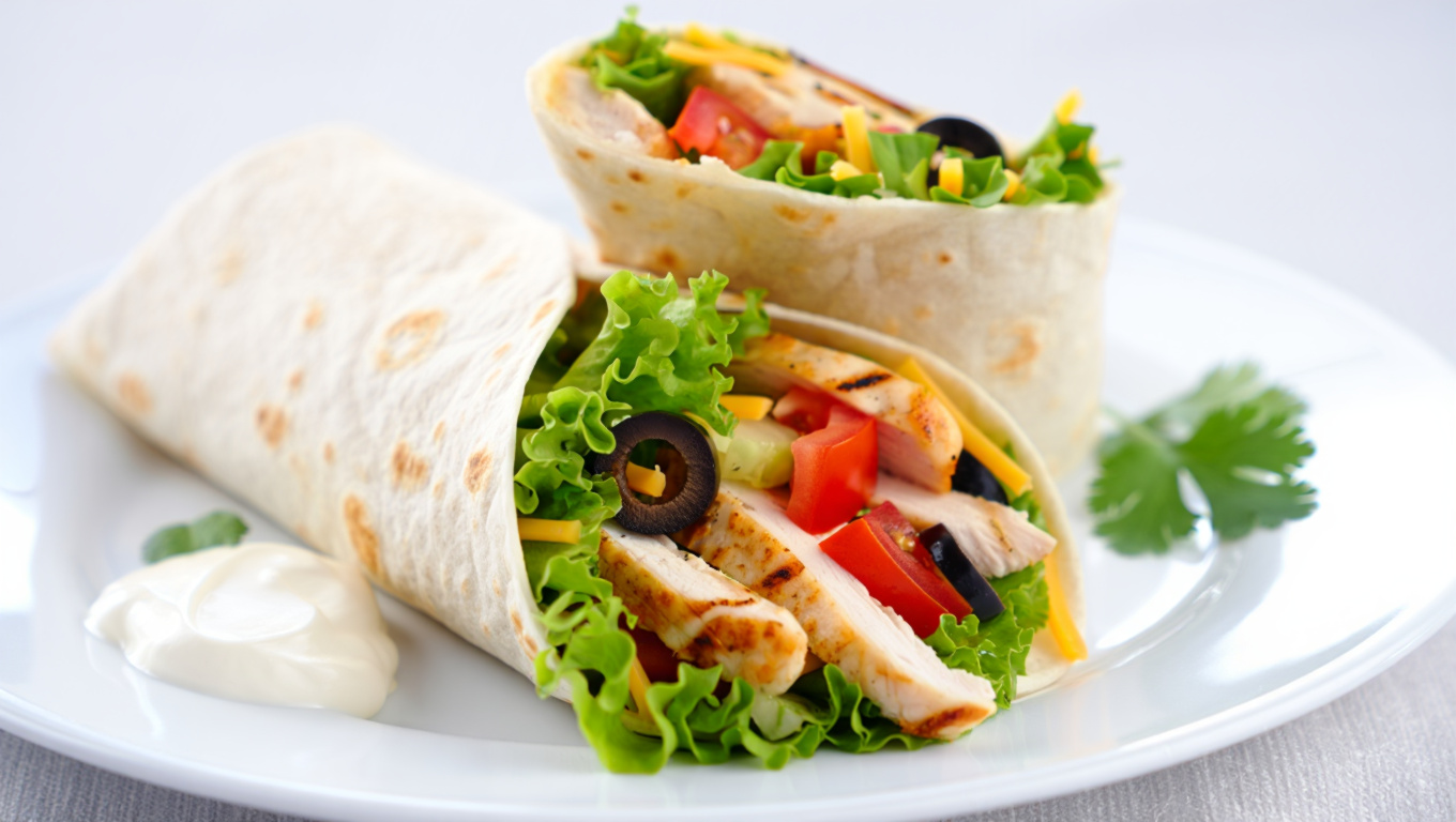 Southwest Grilled Chicken Wraps