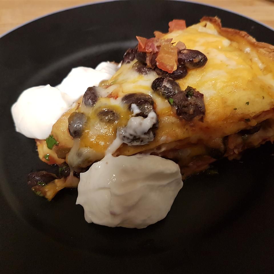 Southwest Layered Tortilla Pie