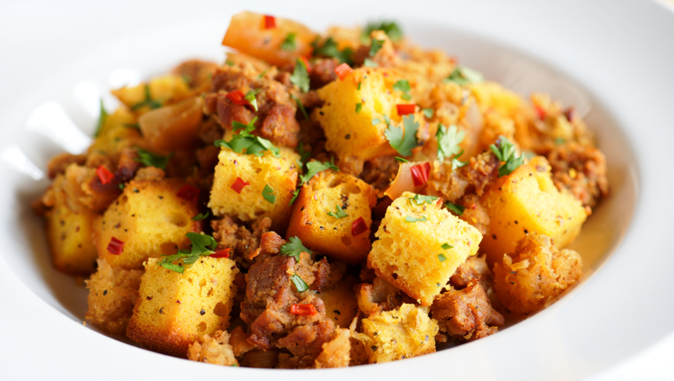 Southwest Sausage Stuffing