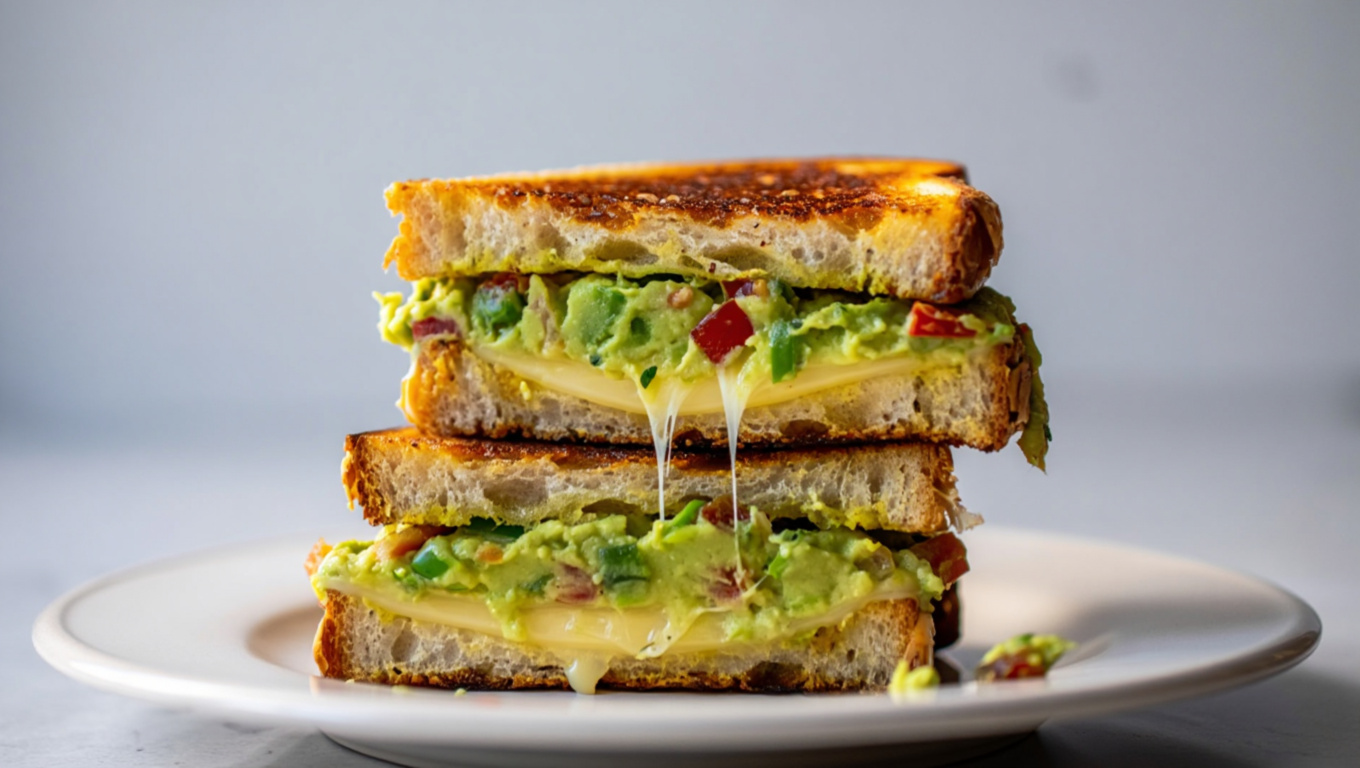 Southwestern Guacamole Grilled Cheese
