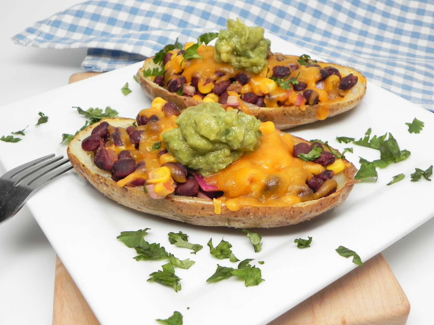 Southwestern Veggie Potato Skins