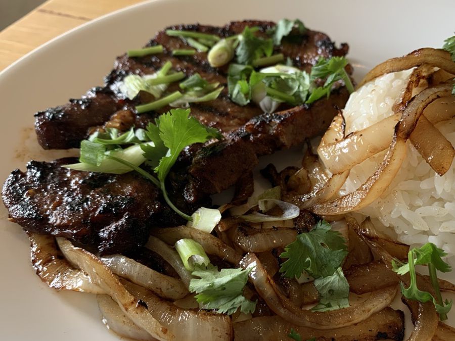 Soy-Marinated Asian Pork Chops