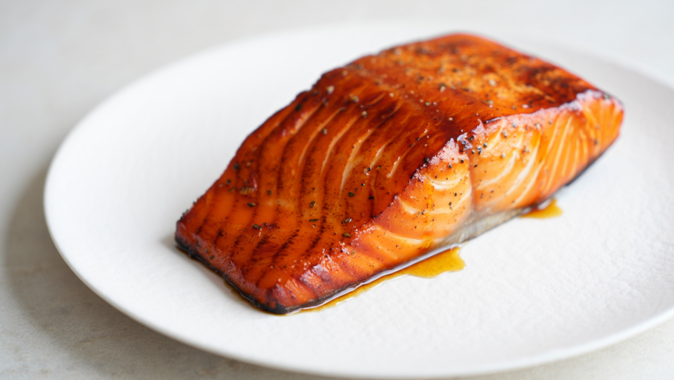 Soy Marinated Grilled Salmon