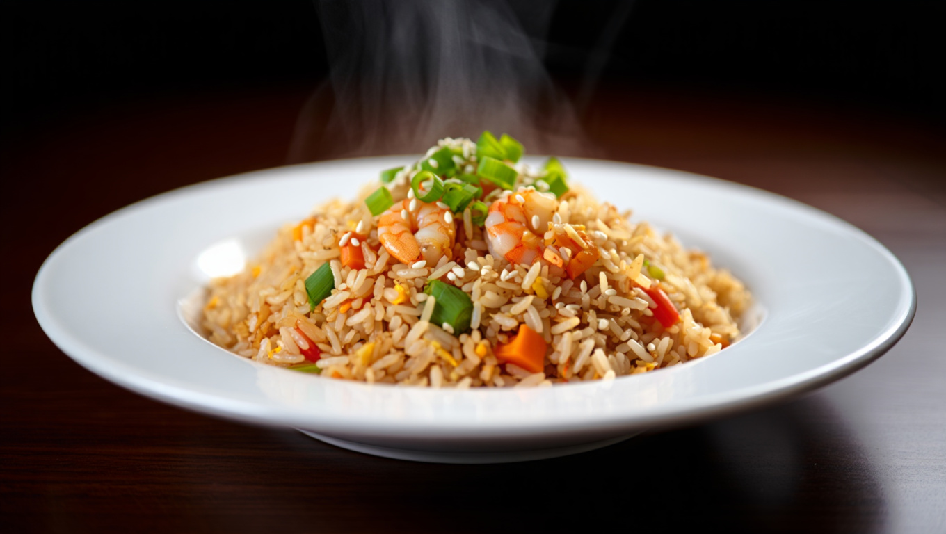 Soy Shrimp Fried Rice