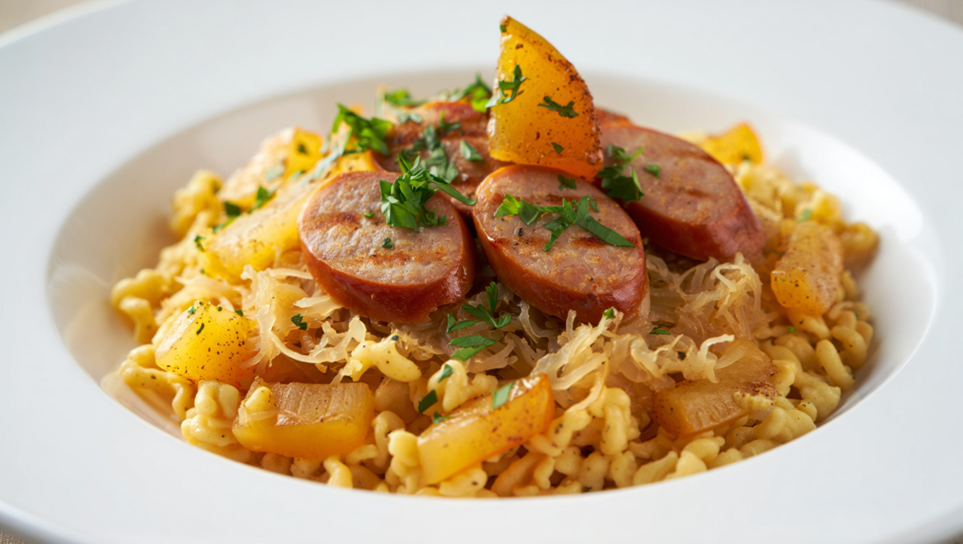 Spaetzle Sausage Casserole