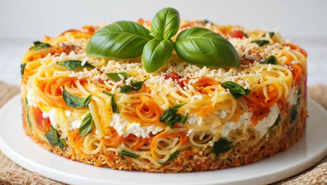 Spaghetti Parmesan Torte