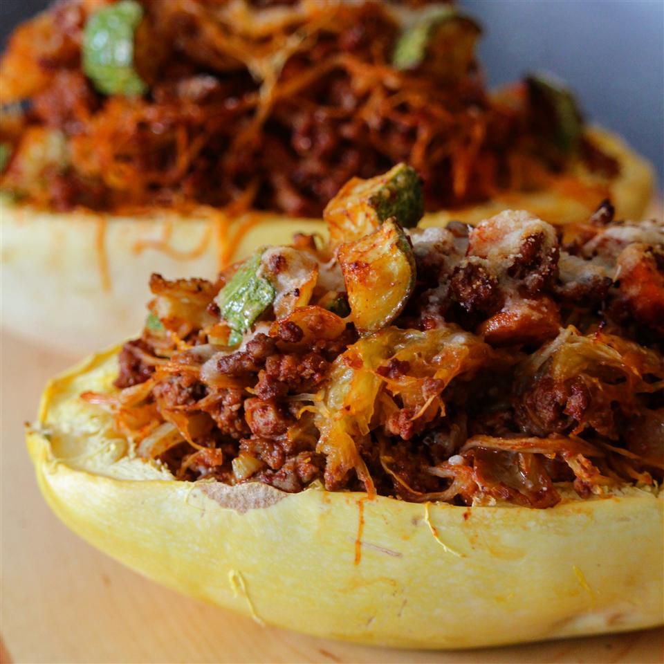 Spaghetti Squash Casserole Shell