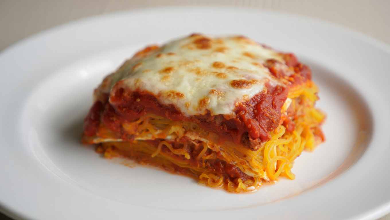 Spaghetti Squash Veggie Lasagna