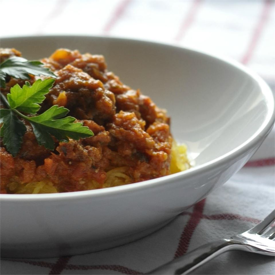 Spaghetti Squash with Paleo Sauce
