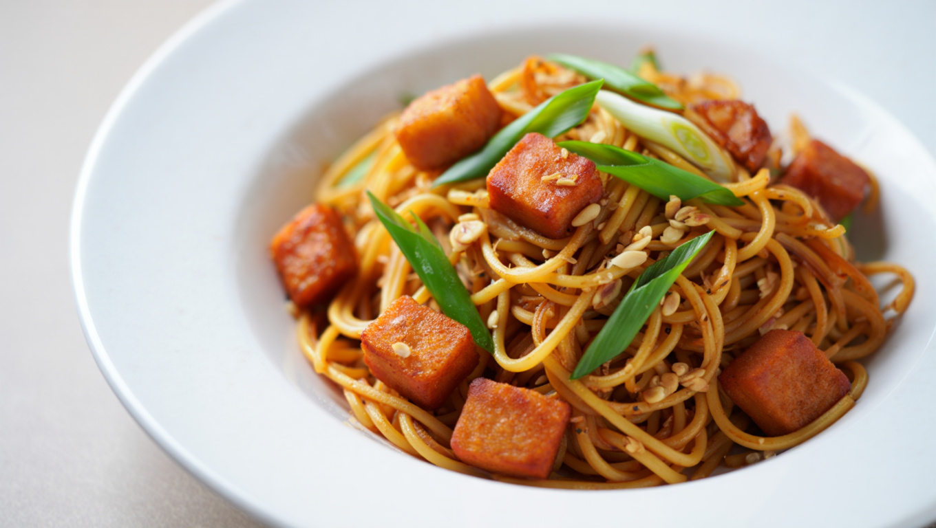 Spam Stir-Fry Noodles