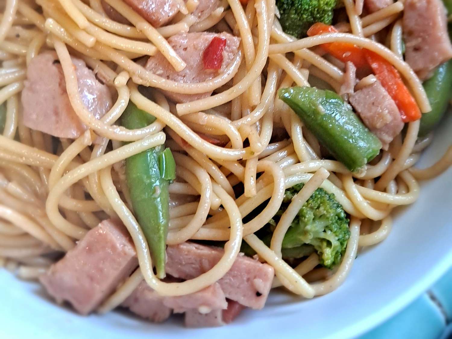 Spam Stir-Fry Noodles