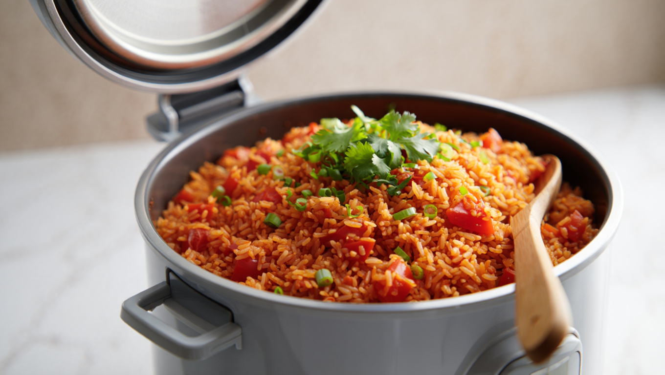 Spanish Rice in a Rice Cooker