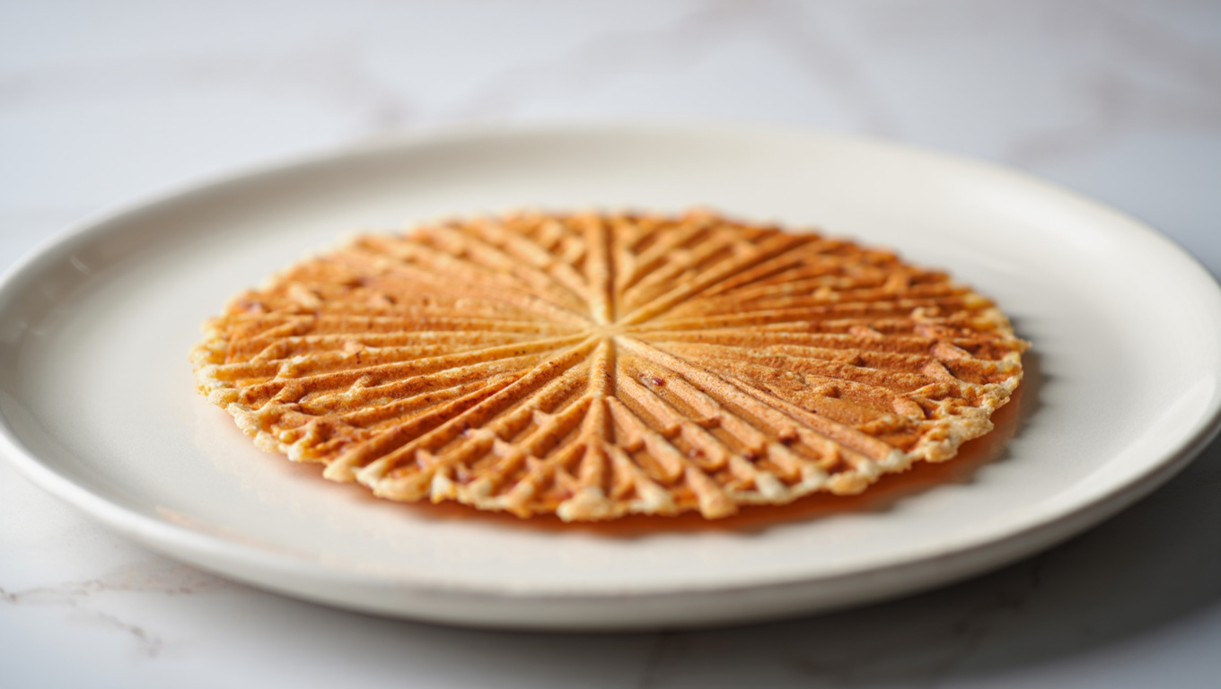 Spiced Ginger Pizzelle