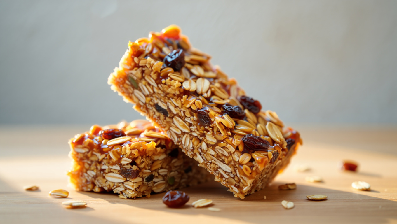 Spiced Honey Granola Bars