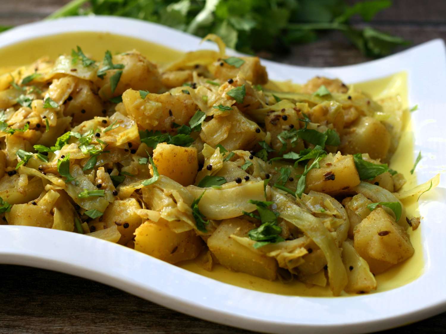 Spiced Indian Cabbage and Potato