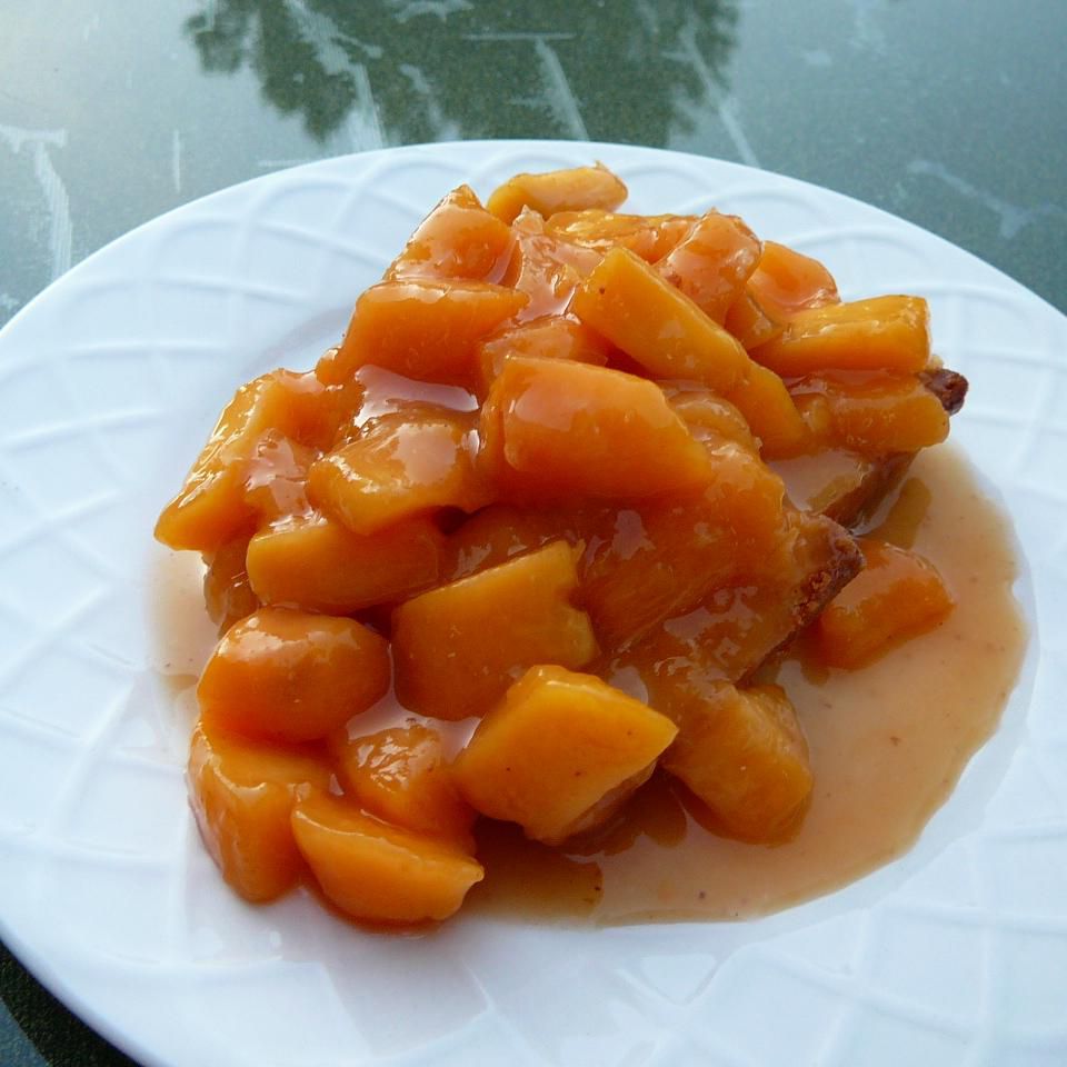 Spiced Peach Topping