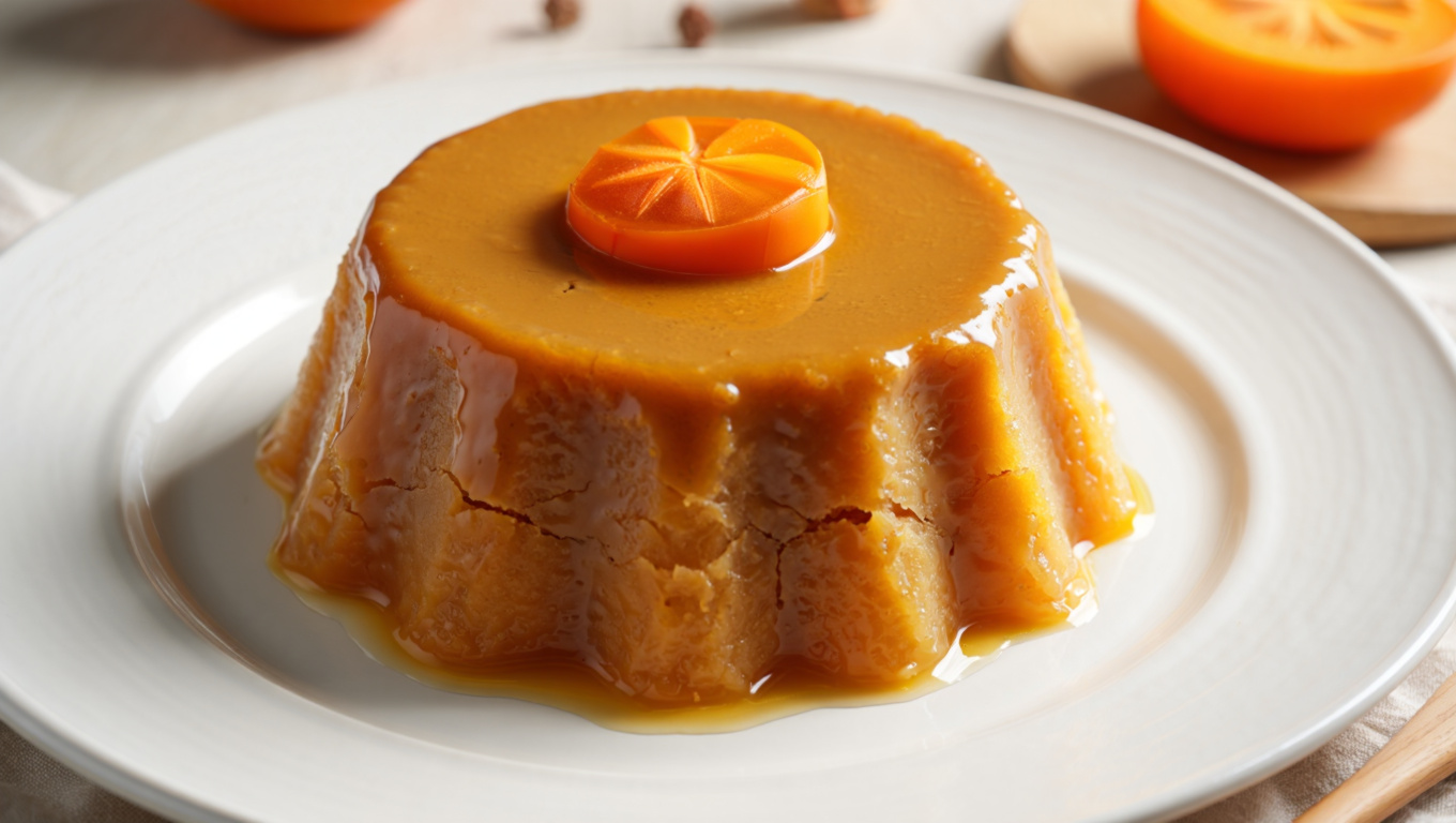 Spiced Persimmon Pudding