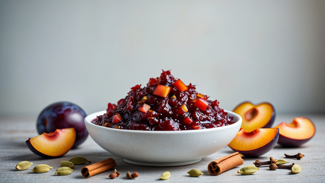 Spiced Plum Chutney
