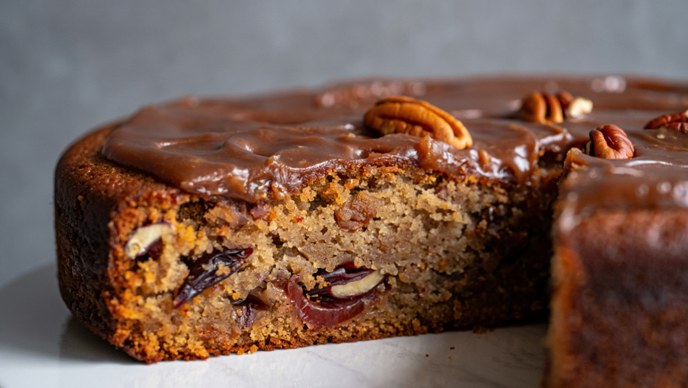 Spiced Prune Cake with Pecans