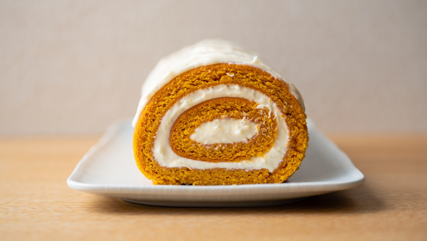 Spiced Pumpkin Cake Roll