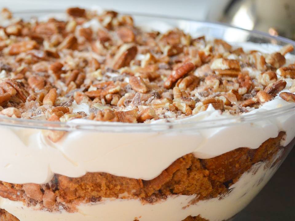 Spiced Pumpkin Cream Trifle