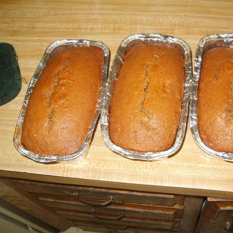 Spiced Pumpkin Walnut Bread