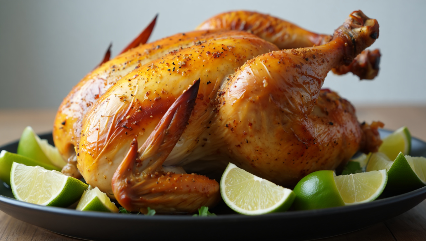 Spiced Roast Chicken with Lime