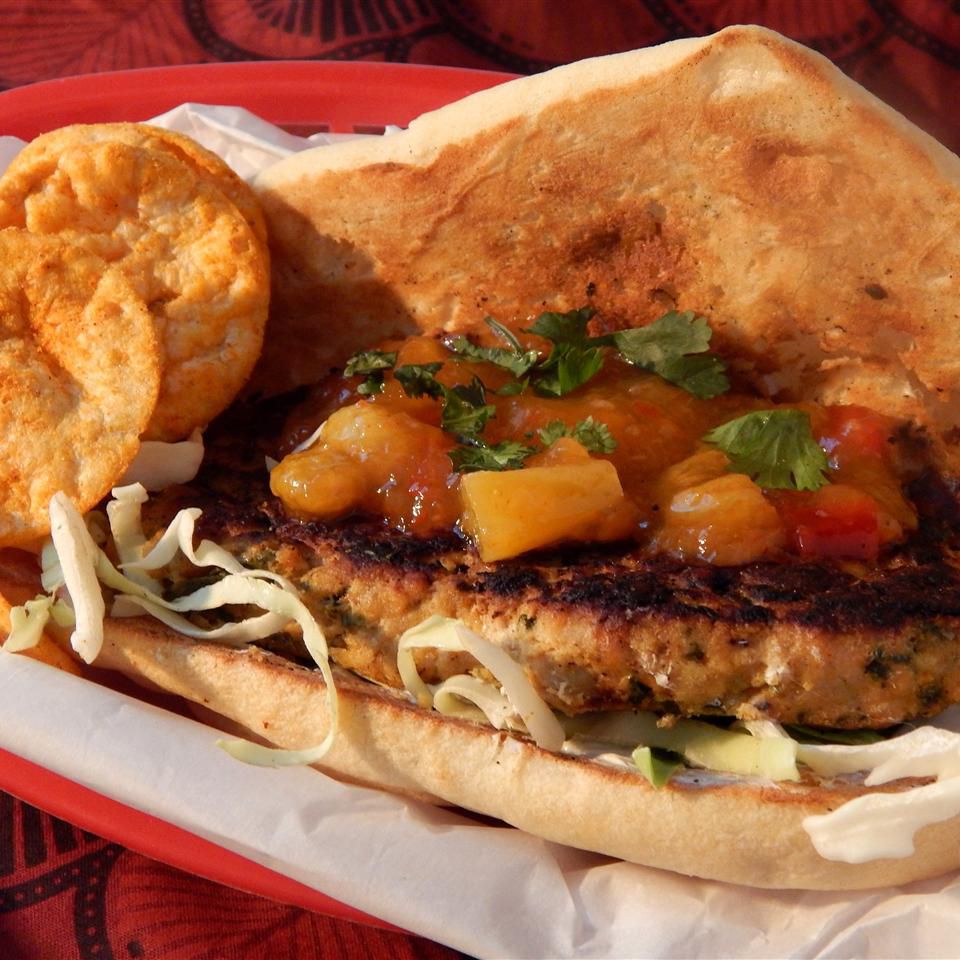 Spiced Tandoori Chicken Burgers