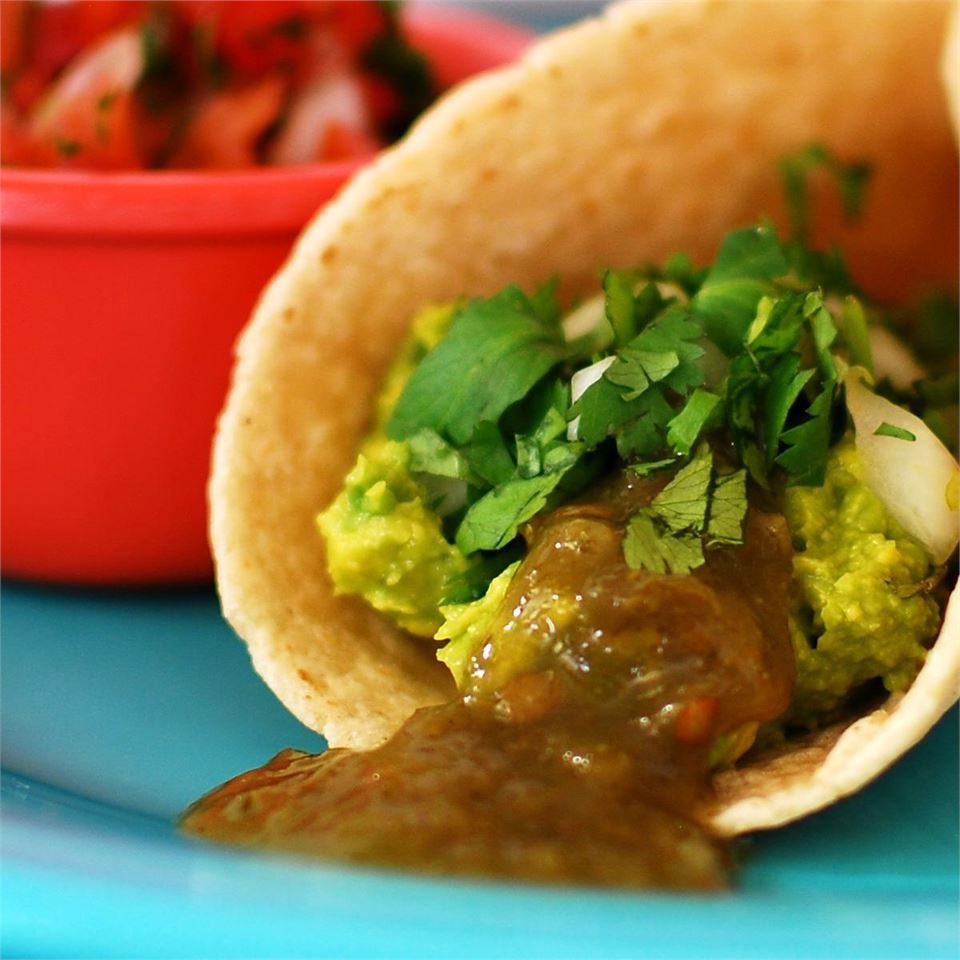 Spicy Avocado Tacos with Jalapeño Sauce
