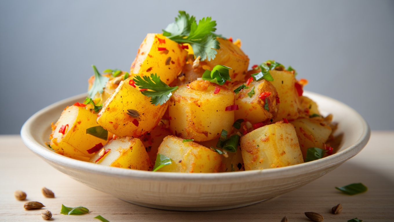Spicy Bombay Potatoes