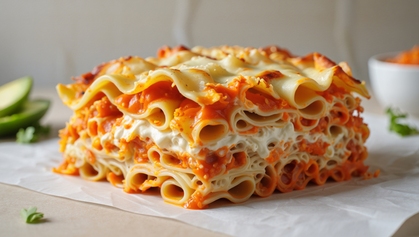 Spicy Buffalo Chicken Lasagna