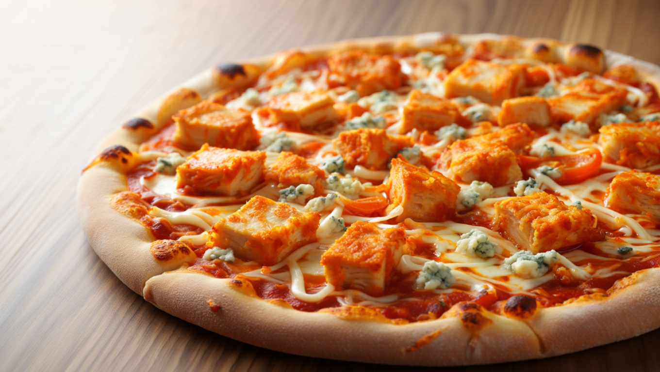 Spicy Buffalo Chicken Pizza