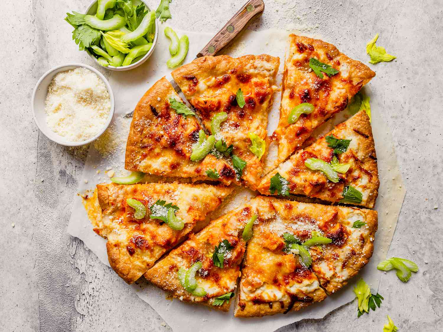 Spicy Buffalo Chicken Pizza