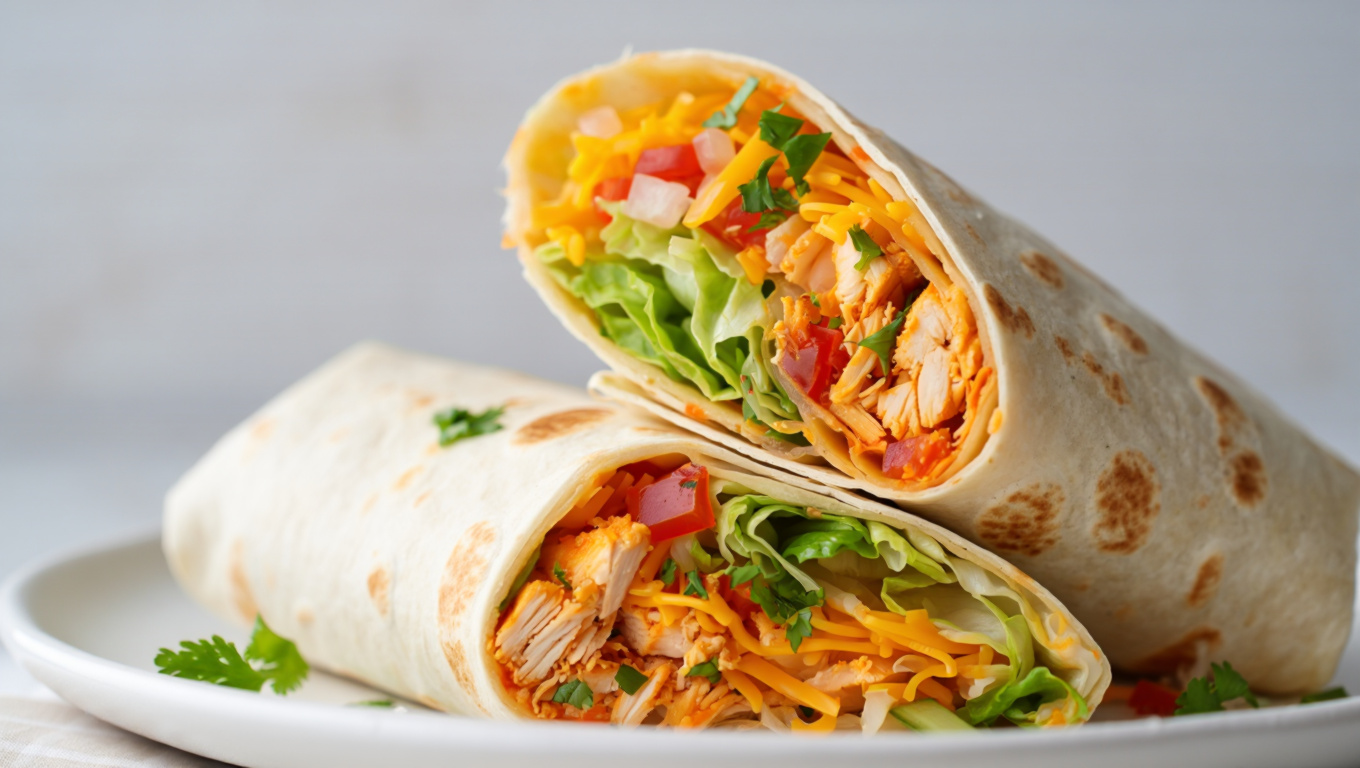 Spicy Buffalo Chicken Wraps