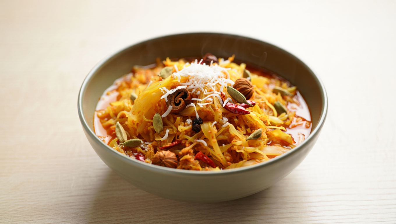 Spicy Cabbage Coconut Stew