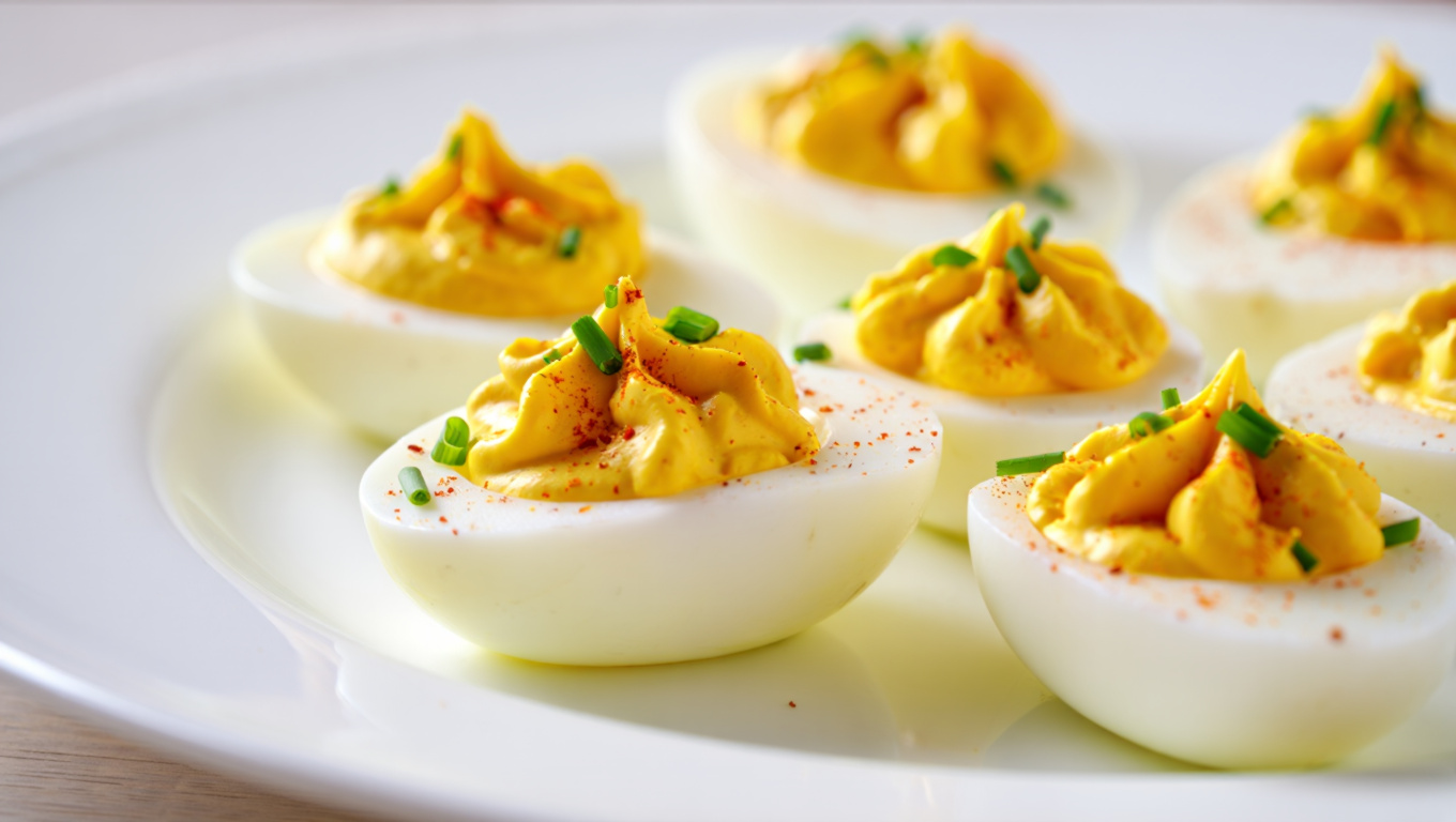 Spicy Cajun Deviled Eggs