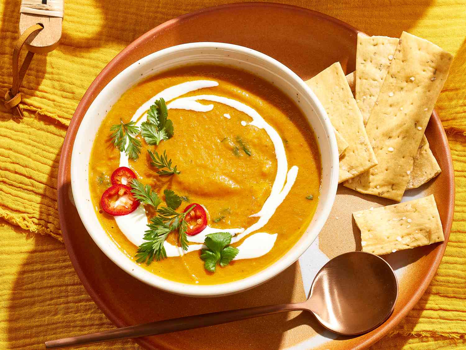Spicy Carrot Cilantro Soup