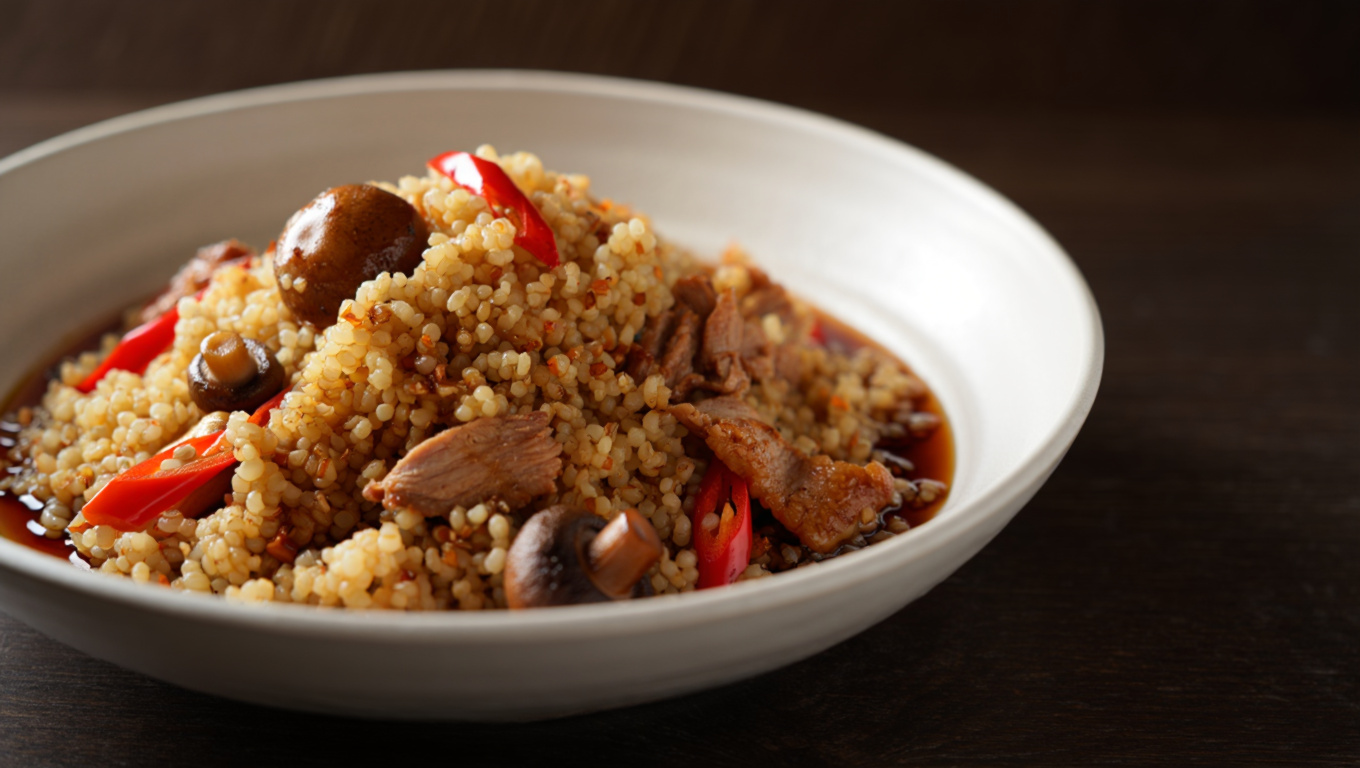 Spicy Cauliflower Pork Stir-Fry