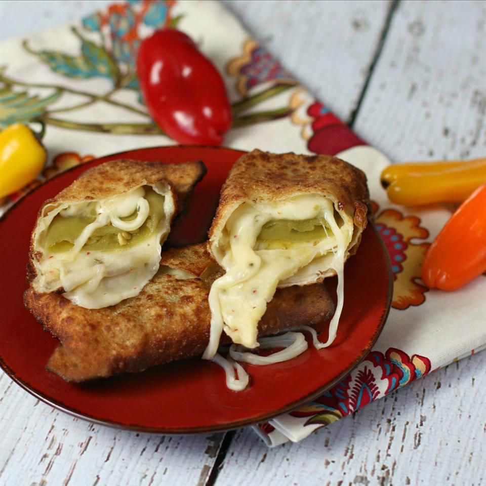 Spicy Cheese Chile Eggrolls