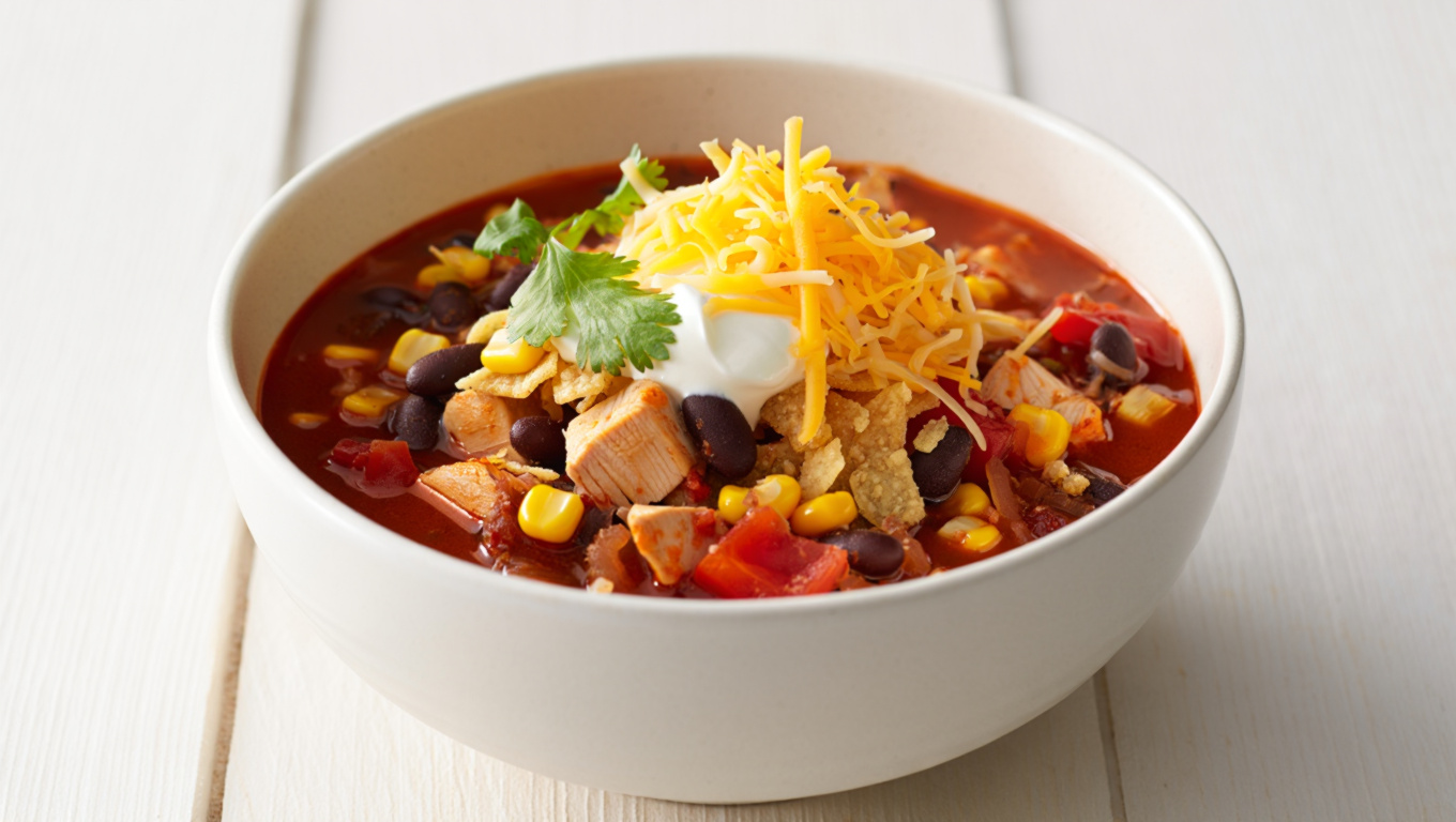 Spicy Chicken Black Bean Soup